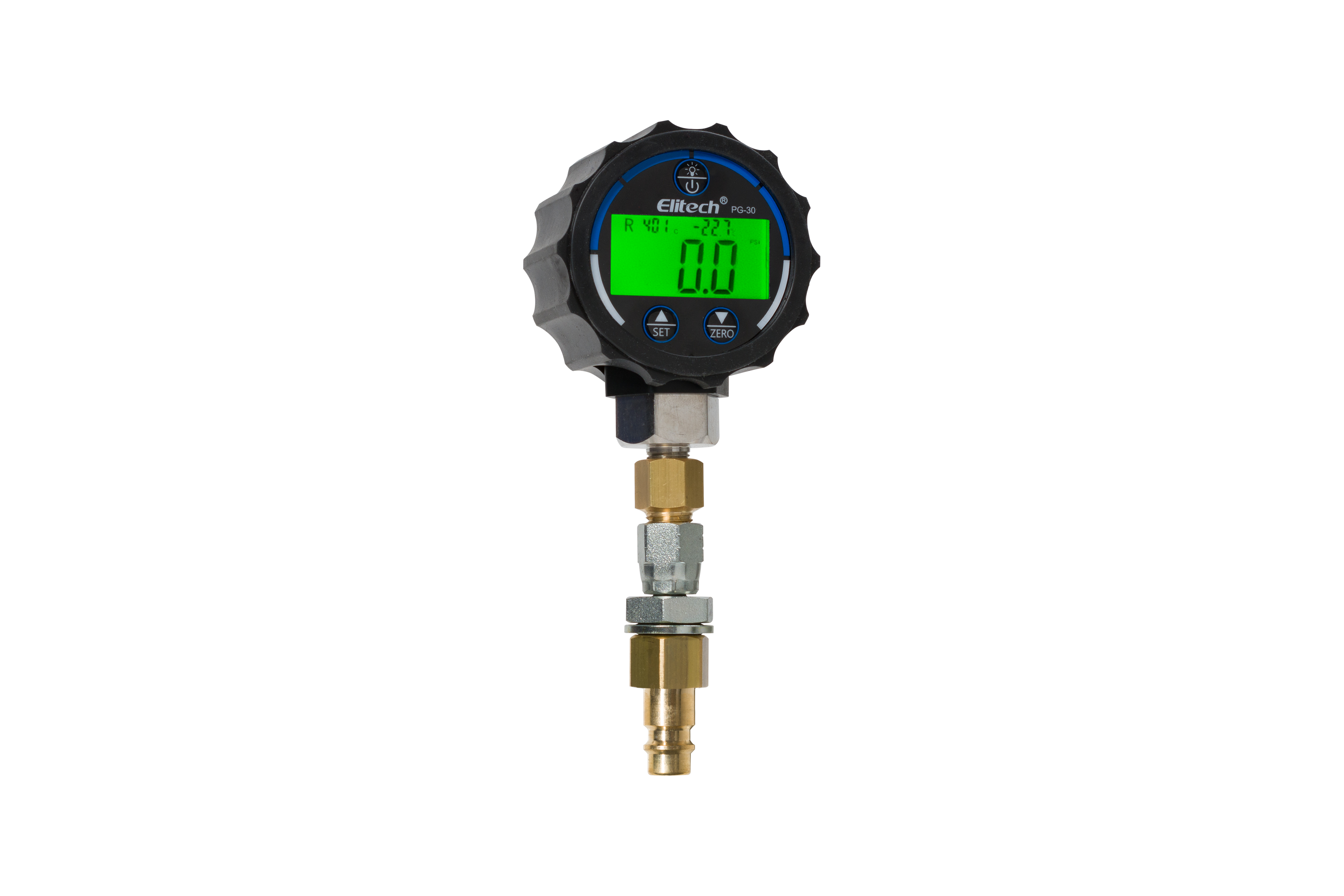 Manometr elektroniczny do badania hydrantów 0-16 Bar fi 63 mm osłona gumowa