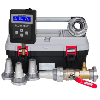 Elektroniczny zestaw i urządzenie do badania hydrantów zewnętrznych